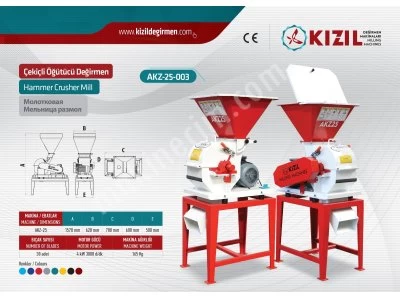 Çekiçli Öğütücü Değirmen Makinaları