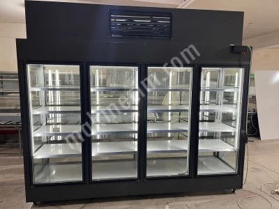 Market Kasap Şarküteri Dolabı Sütlük Dolabı Çift Taraflı Sütlük