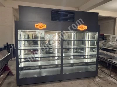 Market Kasap Şarküteri Dolabı Sütlük Dolabı Çift Taraflı Sütlük