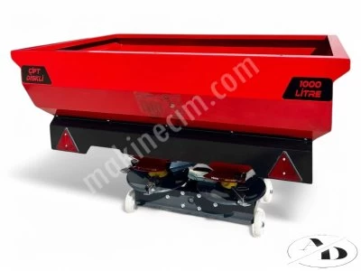 1000 Lt Çift Disk Gübre Serpme Makinesi