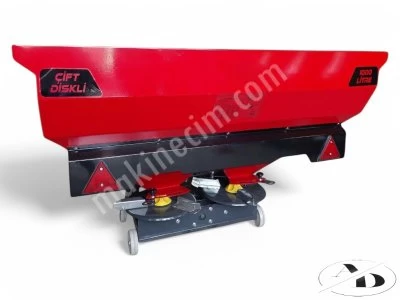 1000 Lt Çift Disk Gübre Serpme Makinesi