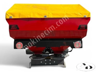 1500 Lt Çift Disk Gübre Serpme Makinesi