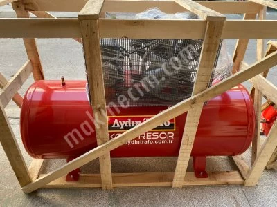 Sıfır 200 Litre Aydın Trafo Lt Kompresör 3 Hp Beygir 8 Bar Kompresör