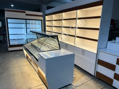 Kuruyemiş Çerez Lokum Dolabı İçecek Meşrubat Dolabı Mobilya Raf