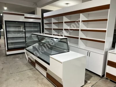 Kuruyemiş Çerez Lokum Dolabı İçecek Meşrubat Dolabı Mobilya Raf