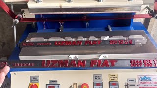 Plastik Araç Yaldız Varak Baskı Makinesi Akyol Makine Sanayi