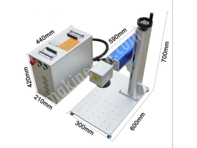 50W Fiber Lazer Markalama & Kazıma Makinesi