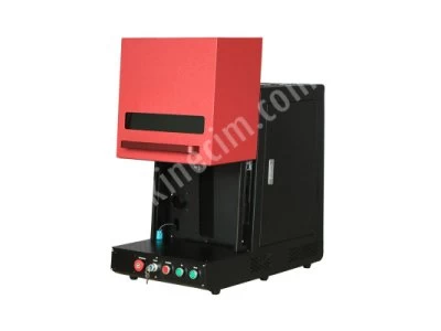 30W Kapalı Kabin Fiber Lazer Markalama & Kazıma Makinesi
