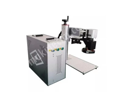 30W Konveyörlü Sistem Otomatik Pozisyonlamalı Masalı Bilgisayarlı Fiber Lazer Markalama Makinesi
