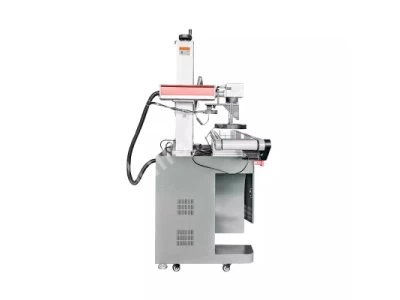 50W Konveyörlü Sistem Otomatik Pozisyonlamalı Masalı Bilgisayarlı Fiber Lazer Markalama Makinesi