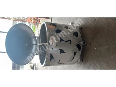500 Kg Süt Soğutma Tankı Lazer Rolbontlu