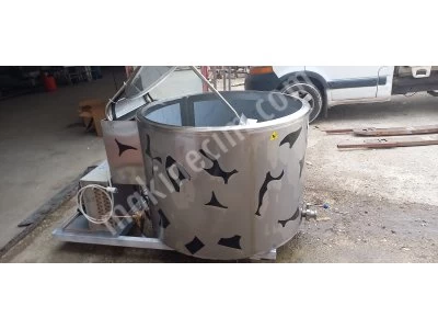500 Kg Süt Soğutma Tankı Lazer Rolbontlu