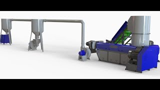 Kaptırma Granül Hava Soğutmalı Granül Makinesi Başaran Makina