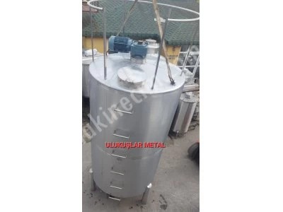 10 Tonluk Paslanmaz Karıştırıcı Mikser Tank Kimyasal Mikser
