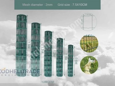 Welded Wire Mesh Roll Machine Euro Fence Wavy Mesh