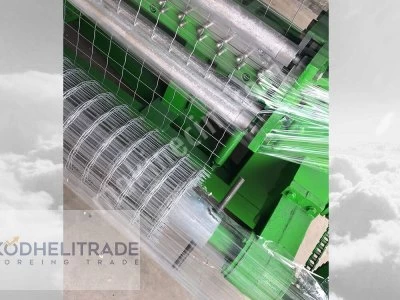 Welded Wire Mesh Roll Machine Euro Fence Wavy Mesh