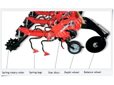 Inter-Row Spring Hoeing Machine Cultivator