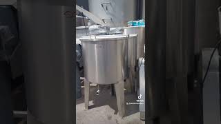 500 L Isıtmalı Karıştırıcı Mikser Kazan Paslanmaz Sabun Deterjan Mikseri