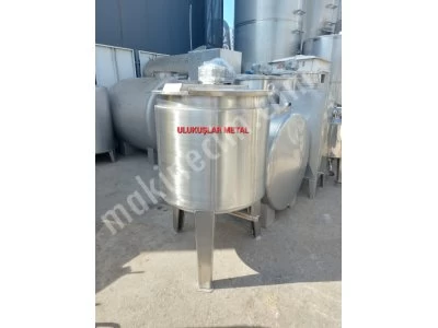 500 L Isıtmalı Karıştırıcı Mikser Kazan Paslanmaz Sabun Deterjan Mikseri