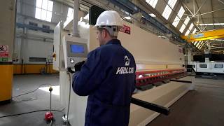 6 Metre 10Mm Cnc Hidrolik Açı Ayarlı Giyotin Makas
