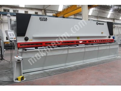 6 Metre 10Mm Cnc Hidrolik Açı Ayarlı Giyotin Makas