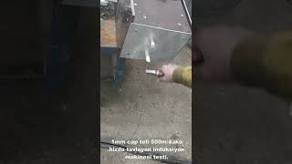 İndüksiyon Kontinü Çelik Tel Tavlama Hattı