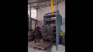 Tire Bale Pressing Scrap Tire Baler Press Machine