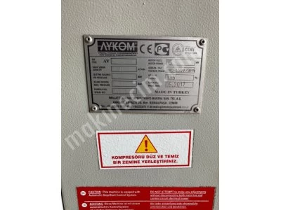 2017 Model Aydın Trafo Aykom 15 Kw Vidalı Kompresör