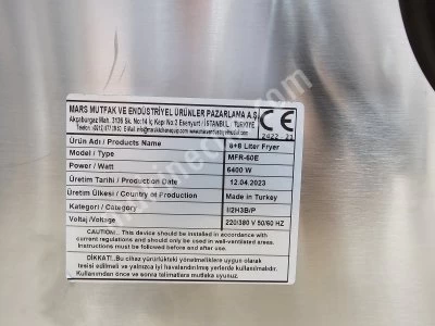 Mars Eco Class 8+8 Lt Elektrikli Fritöz + Kdv