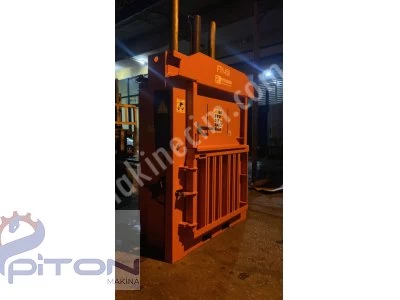 Dikey Balya Pres Makinası Kağıt Karton ve Naylon Üstten Basma Presi