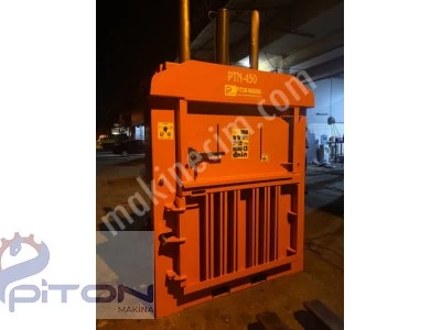 Dikey Balya Pres Makinası Kağıt Karton ve Naylon Üstten Basma Presi