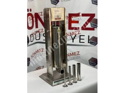 Lavion 7 Litre Dikey Sucuk Sosis Dolum Makinesi Manuel Mekanik