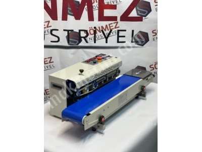 Konveyörlü Otomatik Yatay Poşet Ağzı Kapatma Makinesi
