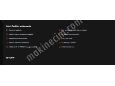 Bm-M 125 Redüktörlü Kordon Makinesi