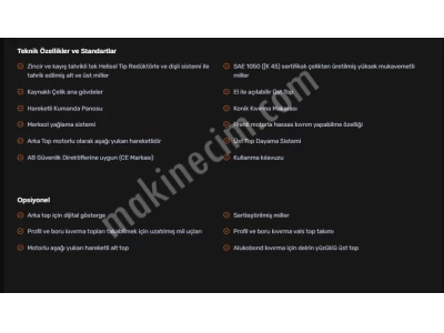 Mrm-S Motorlu 3 Toplu Asimetrik Silindir Makine