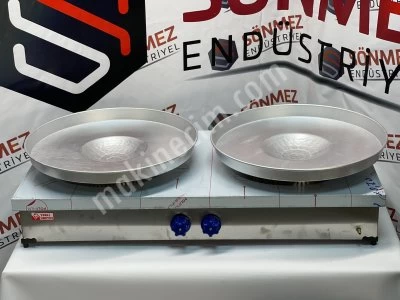 Paslanmaz Çiftli Tantuni Ocağı 50*110 Cm Doğalgazlı Özel Üretim Tepsi Dahil Özel