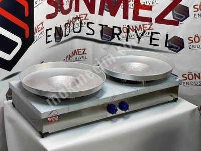 Paslanmaz Çiftli Tantuni Ocağı 60*120 Cm Özel Üretim Tepsi Dahil Özel