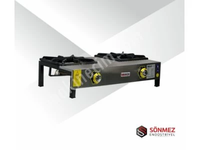 İnoxmaster 2'Li Lokanta Ocağı Kısa Ayak Ce Belgeli Doğalgazlı