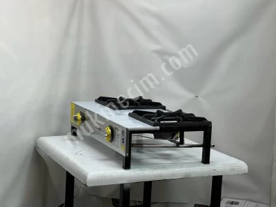 İnoxmaster 2'Li Lokanta Ocağı Kısa Ayak Ce Belgeli Doğalgazlı