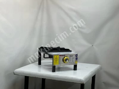 İnoxmaster Tekli Lokanta Ocağı Kısa Ayak Ce Belgeli Doğalgazlı