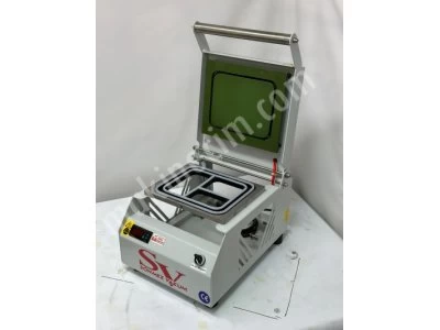 Sönmez Manuel Kase Kapatma 3 Gözlü Eko Model Tabak Kapatma Makinesi Beyaz