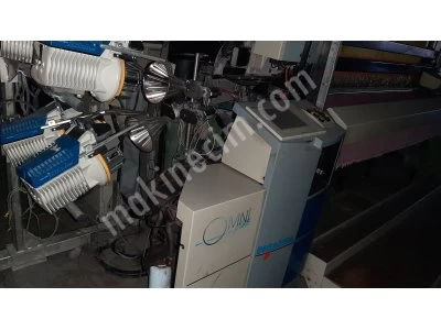 Picanol Omni Plus Hava Jetli Dokuma Tezgahı+ Staubli Jakar Tezgah Üstü Kumaş Desen Makinesi