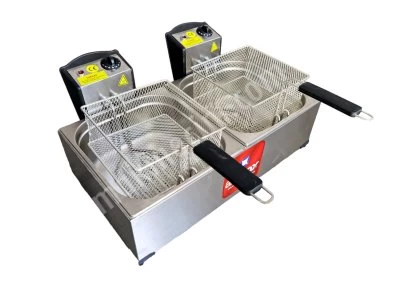 Elektrikli Fritöz 8+8 Lt