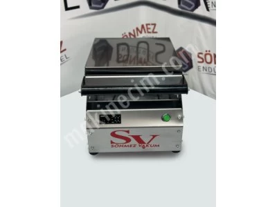 Sönmez Sv 350 Manuel Tekli Kase Tabak Kapatma Makinesi Paslanmaz