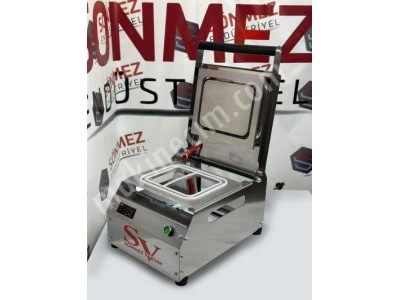 Sönmez Manuel Kase Kapatma 2 Gözlu Tabak Kapatma Makinesi Paslanmaz