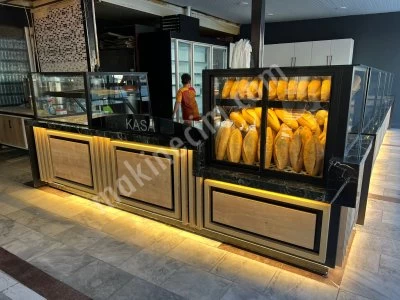 Poğaça Börek Simit Unlu Mamüller Vitrin Dolabı