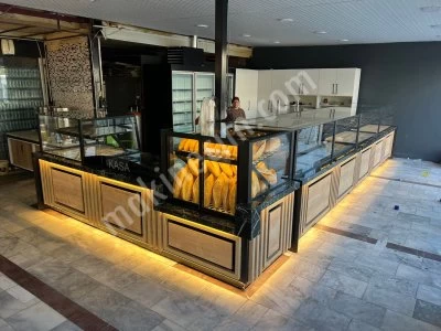 Poğaça Börek Simit Unlu Mamüller Vitrin Dolabı