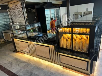 Poğaça Börek Simit Unlu Mamüller Vitrin Dolabı