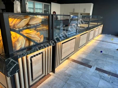 Poğaça Börek Simit Unlu Mamüller Vitrin Dolabı