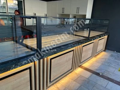 Poğaça Börek Simit Unlu Mamüller Vitrin Dolabı